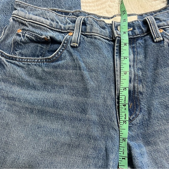 MOTHER Down Low Spinner Sneak Denim Jeans High Rise Waist Wide Leg Size 29 - Picture 10 of 16